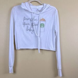 Sweatshirt & Hoodie Graphic White Pumpkin
Spice Spice Baby Size S